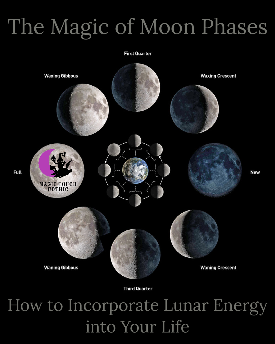 The Magic of Moon Phases: How to Incorporate Lunar Energy into Your Life