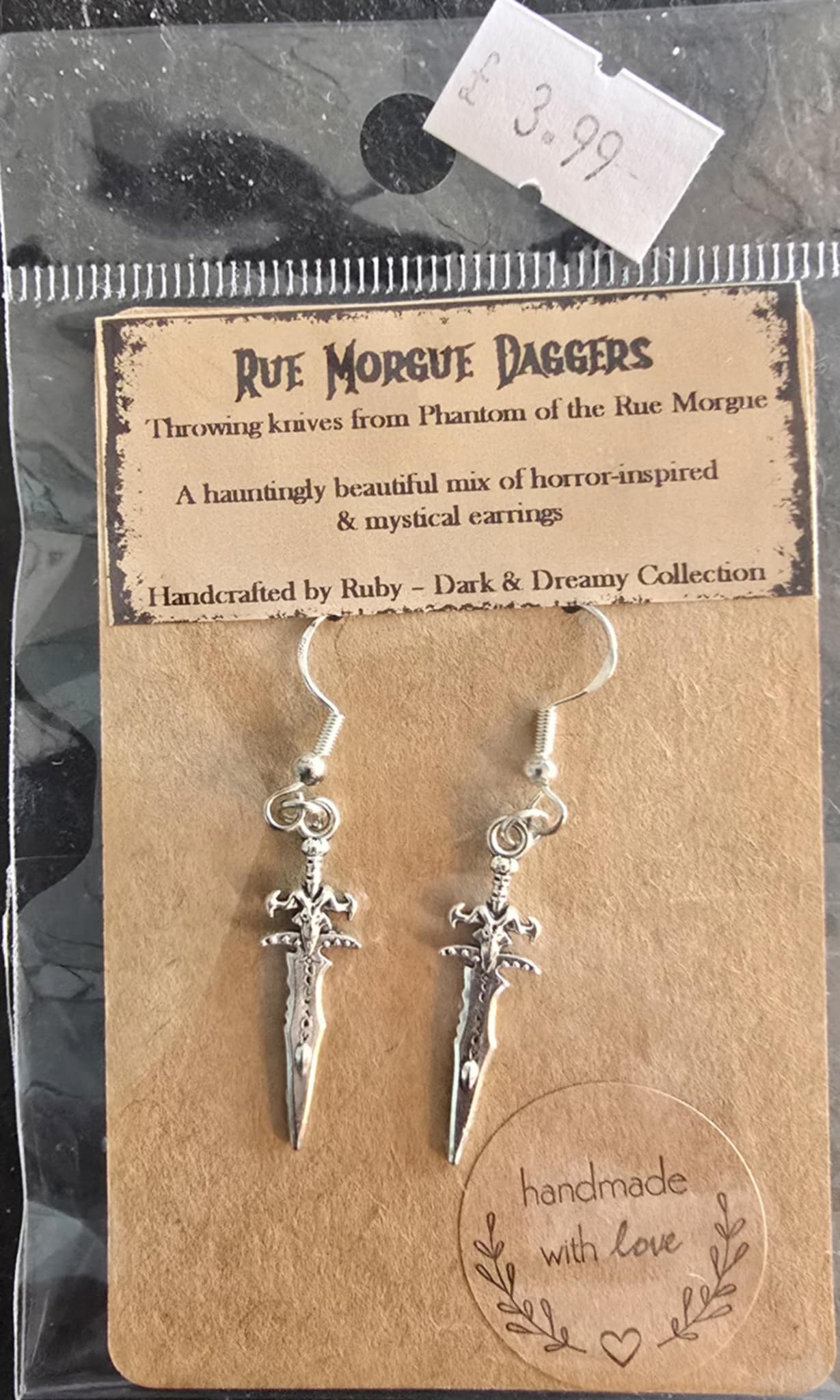 Rue Morgue Dagger Earrings