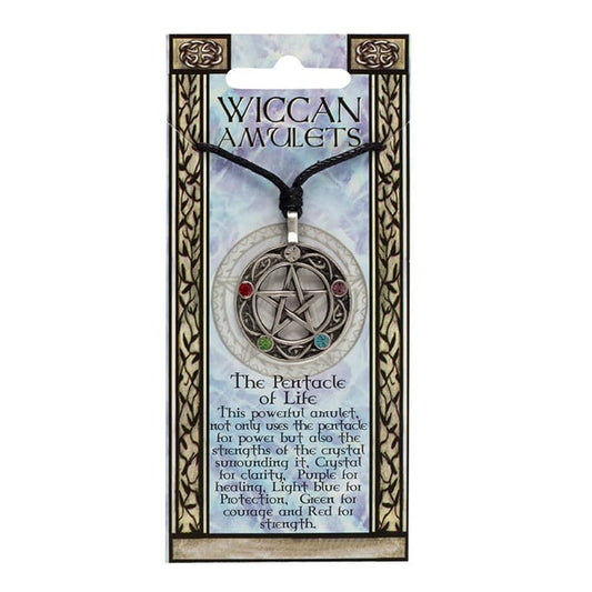 Pentacle of Life Wiccan Necklace