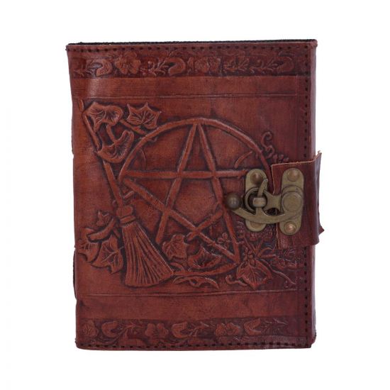 Pentagram Leather Emboss + Lock